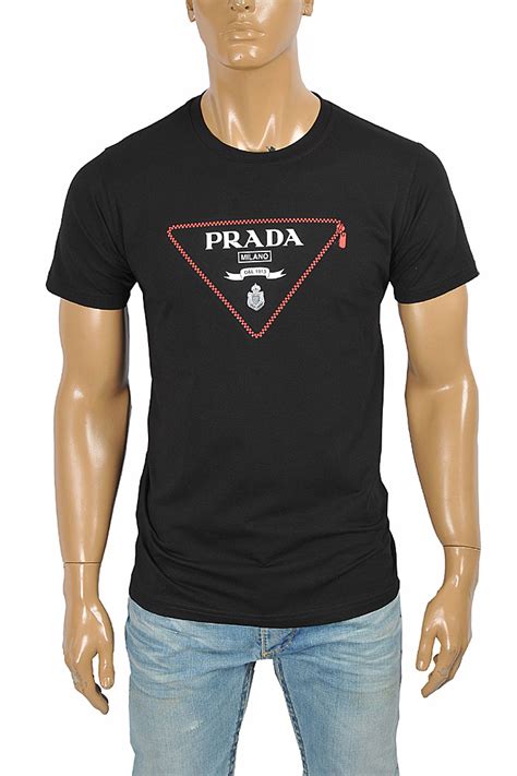 prada men's t-shirts|prada t shirt men price.